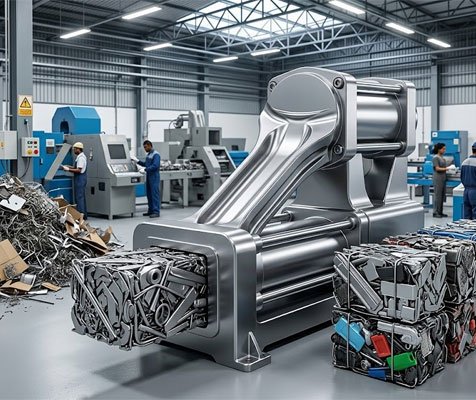 Streamline Your Industrial Waste with Kunal Hydraulics’ Baling Press Machines